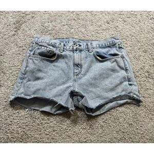 Rag‎ & Bone Mid Rise Frayed Hem Boyfriend Jean Shorts Casual Outdoor Summer 29
